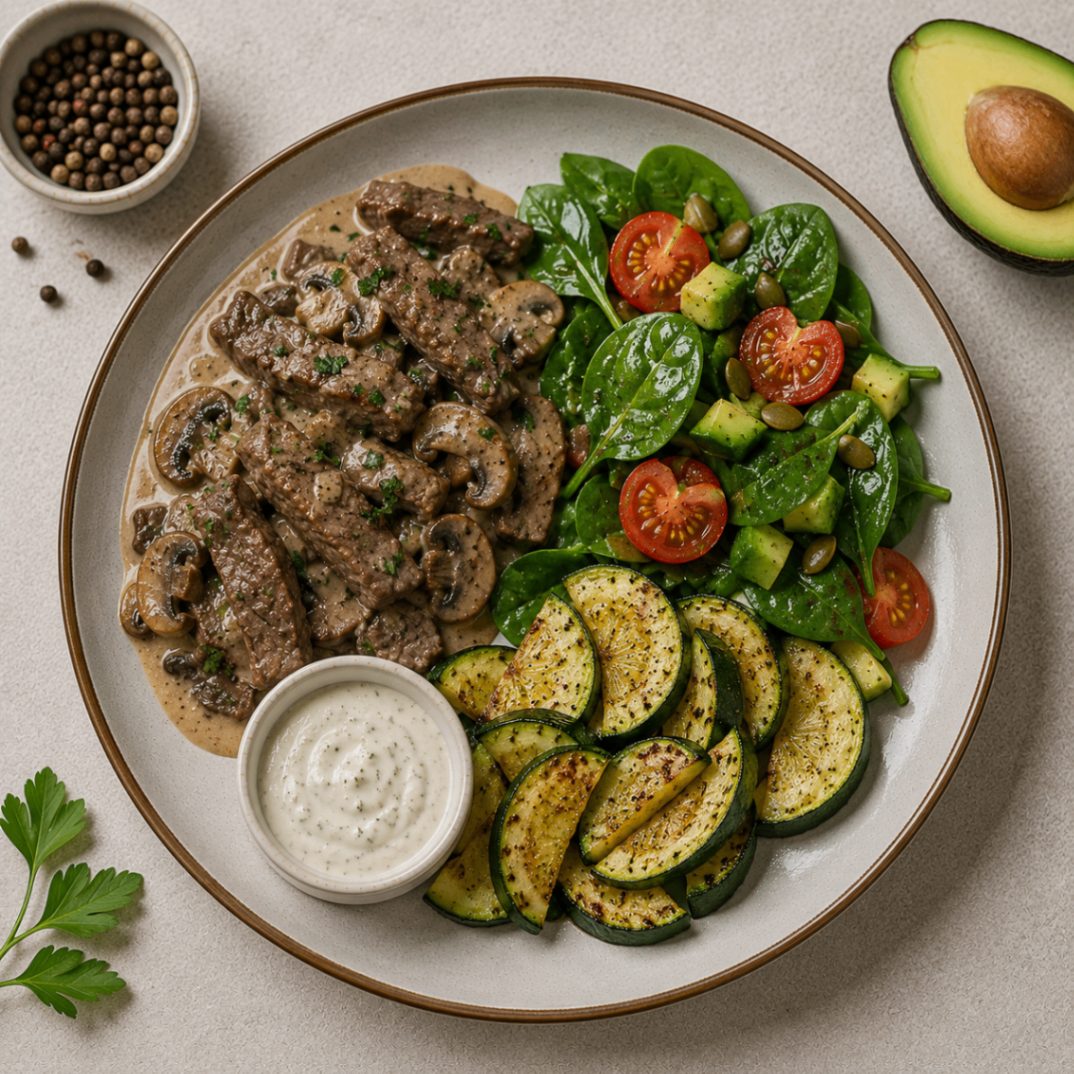 Dieta Ketogeniczna — przykładowy posiłek